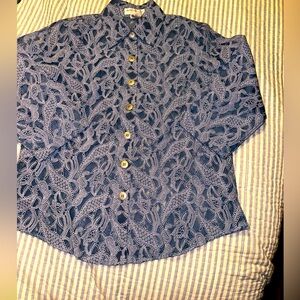 Drapers & Damon’s Petites L/S Button‎ Up  XS
